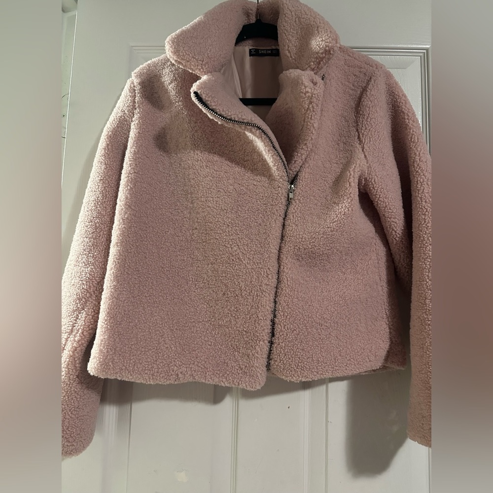 Pink Sherpa jacket